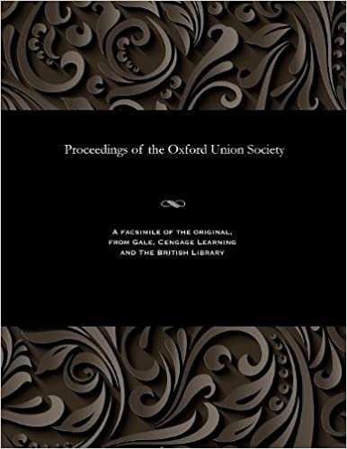 Proceedings of the Oxford Union Society