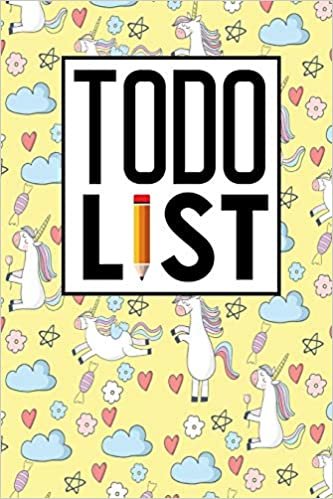 To Do List: Checklist Chart, To Do Books For Kids, Daily To Do Book, To Do List Notepad For Work, Agenda Notepad For Men, Women, Students & Kids, Cute Unicorns Cover: Volume 74 (To Do List Notebook)