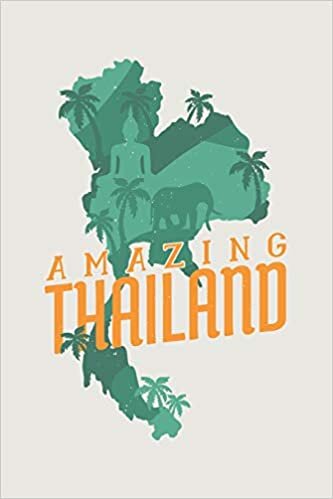 Amazing Thailand: Graph Paper Notebook, 6x9 Inch, 120 pages