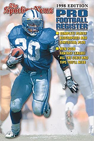 Pro Football Register 1998 Edition: A Who's Who of the National Football League from A-Z indir