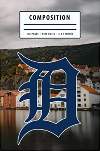 Composition : Detroit Tigers Notebook- To My Baseball Son , To My Baseball Dad - Baseball Notebook #5