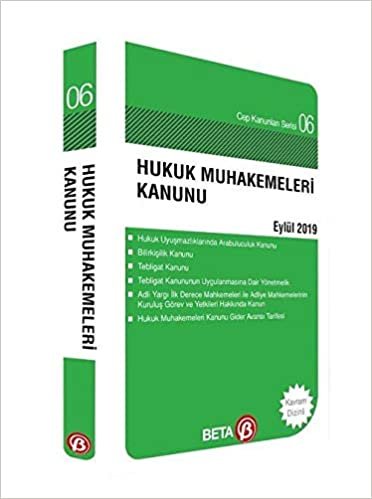 Hukuk Muhakemeleri Kanunu Eylül 2019