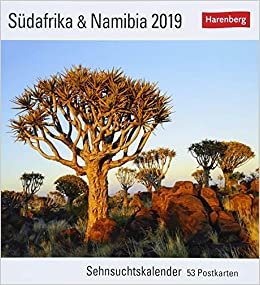 Südafrika & Namibia 2019: Sehnsuchtskalender, 53 Postkarten indir