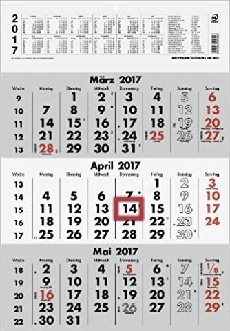 Dreimonatskalender 2021 29,7x44cm 955-0011 indir