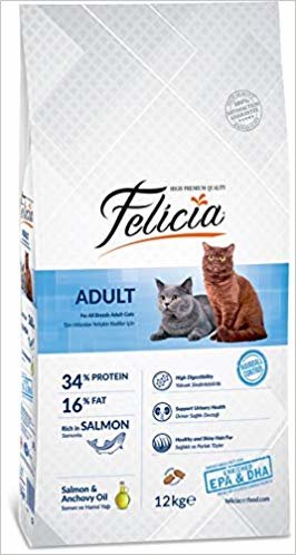 Felicia Somonlu Yetişkin Kedi Maması 12 kg indir