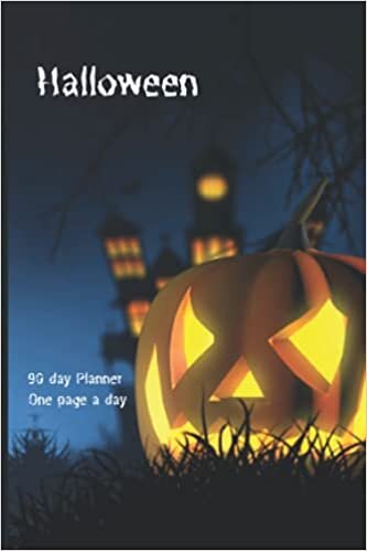 Simple Planner - Halloween Edition: Compact daily planner, one page a day, 4x6 inches, 95 pages, mini pocket calendar, 3 months, quarterly, schedule, organizer