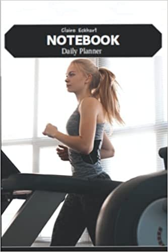 Daily Goal planner notebook undated with notes, to do list, Reminders with gym girl design cover: This daily and weekly planner notebook is well optimized and organized for your Needs