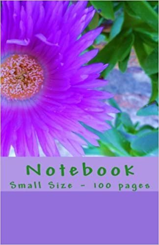 Notebook - Small Size - 100 pages: Original Design Nature 9 indir
