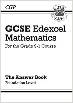 GCSE Maths Edexcel Answers for Workbook: Foundation - for the Grade 9-1 Course (CGP GCSE Maths 9-1 Revision) indir