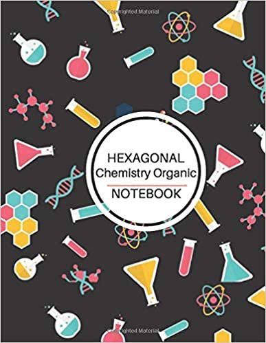 Chemistry Organic Notebook: Hexagonal Graph Paper Notebooks (Black Cover) - Small Hexagons 1/4 inch, 8.5 x 11 Inches 100 Pages - Journal for Science, ... Organic Chemistry Journal and Biochemistry.