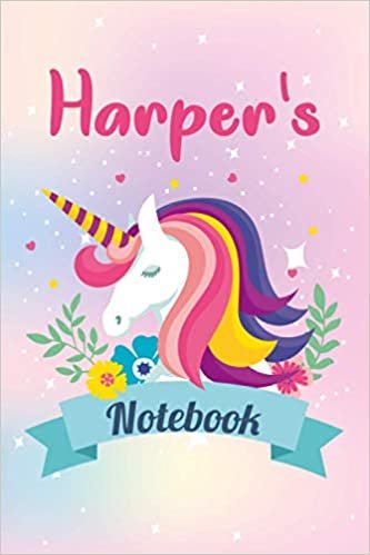 Harper's Notebook: Composition Notebook | Wide Ruled Paper Notebook Journal | Nifty Wide Blank Lined Workbook for s Kids Students Girls for Home School College indir