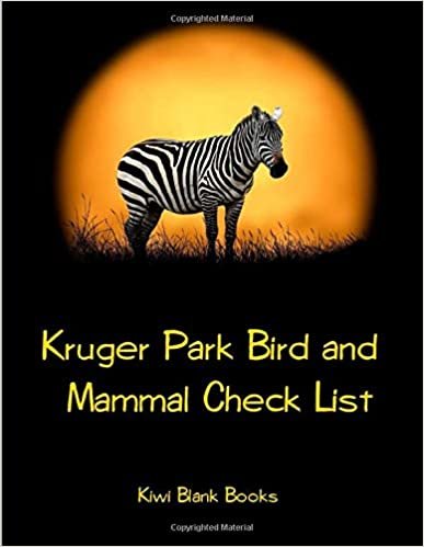 Kruger Park Bird and Mammal Check List