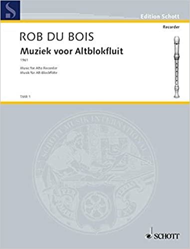 Muziek voor Altblokfluit: Alt-Blockflöte. (Edition Schott)