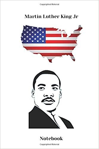 Martin Luther King Jr Notebook: College Ruled Line Paper