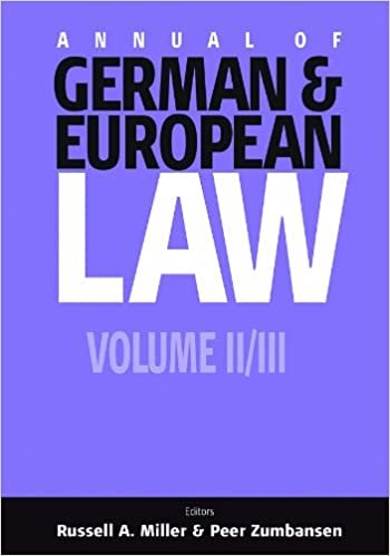 Annual of German and European Law (AGEL): Volume 1