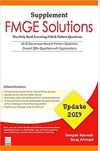 FMGE Solutions-Update-2019 (Supplement)