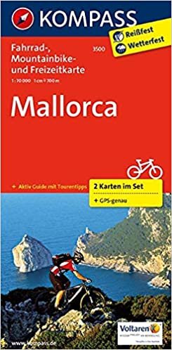 Mallorca: Fahrrad-, Mountainbike- und Freizeitkarte mit Führer. GPS-genau. 1:70000 (KOMPASS-Fahrradkarten International, Band 3500)