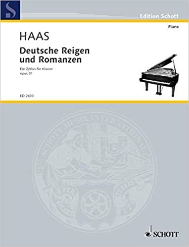 Deutsche Reigen und Romanzen: Ein Zyklus. op. 51. Klavier. (Edition Schott) indir