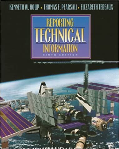 Reporting Technical Information