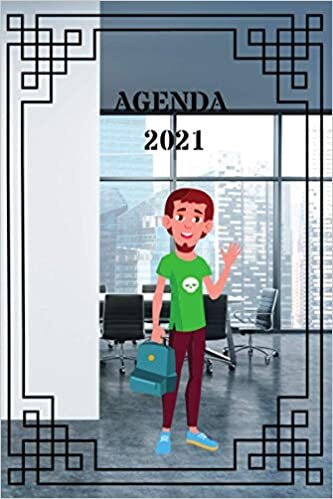 AGENDA 2021: Agenda SEMAINIER, 2021 à imprimer, 114 pages, couverture originale et unique (Français) broché