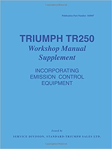 TRIUMPH 250 WORKSHOP MANUAL SUPPLEMENT