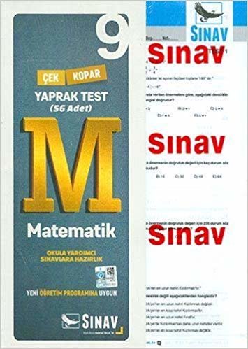 Sınav 9. Sınıf Matematik Çek Kopar Yaprak Test indir