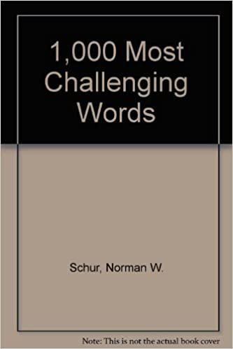 1000 Most Challenging Words