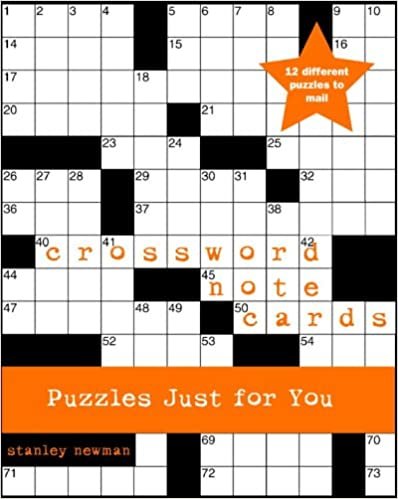 Crossword Note Cards: Puzzles Just for You (Potter Style)