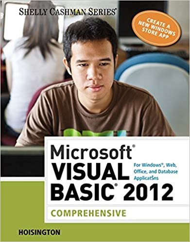 Microsoft Visual Basic 2012 for Windows, Web,Office, and Database Applications: Comprehensive (Shelly Cashman) indir