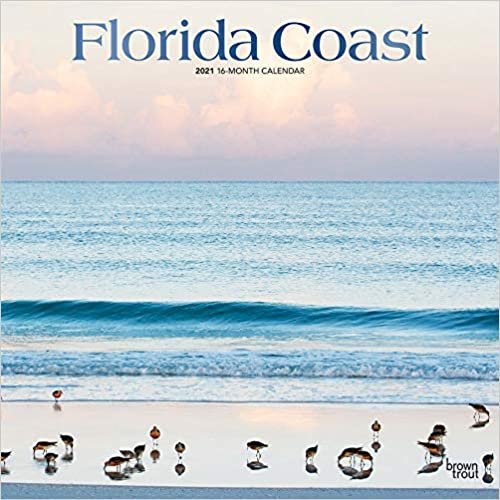 Florida Coast - Floridas Küste 2021 - 16-Monatskalender: Original BrownTrout-Kalender [Mehrsprachig] [Kalender] (Wall-Kalender) indir