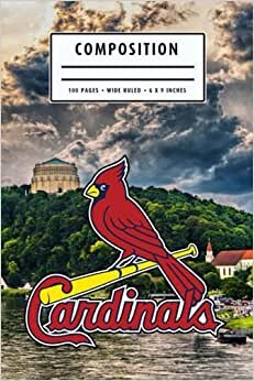 Composition: St Louis Cardinals Camping Trip Planner Notebook Wide Ruled at 6 x 9 Inches | Christmas, Thankgiving Gift Ideas | Baseball Notebook #15
