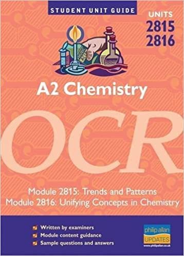 A2 Chemistry OCR: Trends and Patterns/Unifying Concepts in Chemistry (Student Unit Guides): Units 2815 and 2816 indir