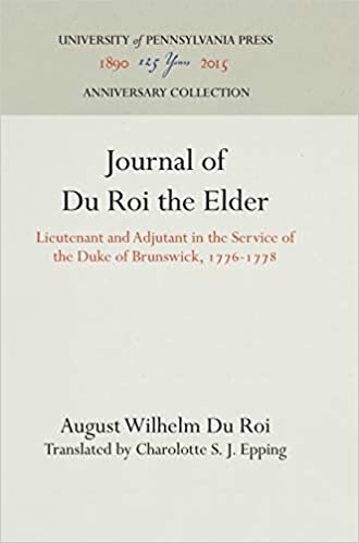 Journal of Du Roi the Elder (Americana Germanica)