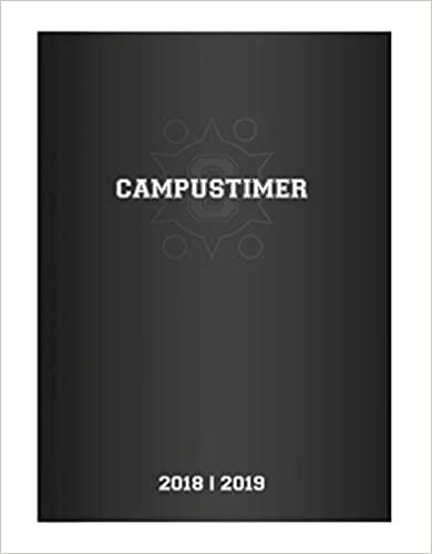 Campustimer Black A6 2018/2019 indir