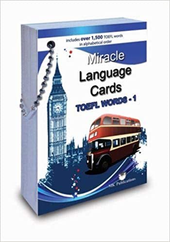 Miracle Language Cards İngilizce Dil Kartları TOEFL Words 1