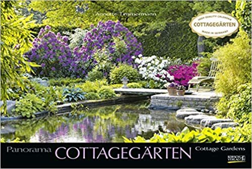 Cottagegärten 2021: Großer Foto-Wandkalender mit Bildern englischer Gärten