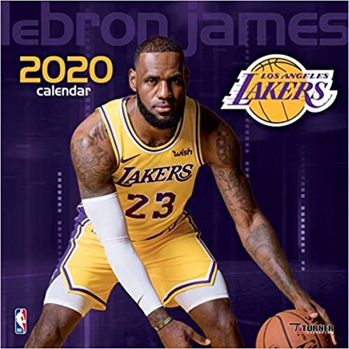 Los Angeles Lakers Lebron James 2020 Calendar