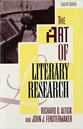 The Art of Literary Research indir