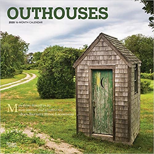 Outhouses 2020 Square Wall Calendar
