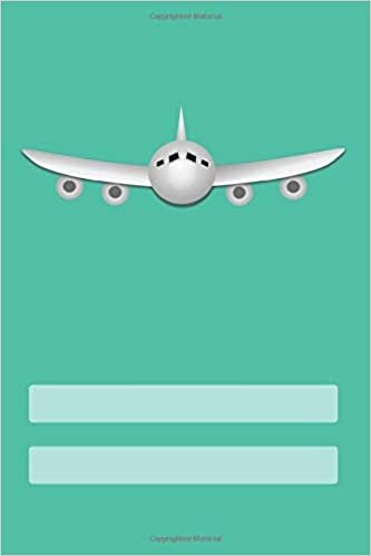 The Airplane: Notebooks for Everybody (110 Pages, Blank, 6 x 9) indir