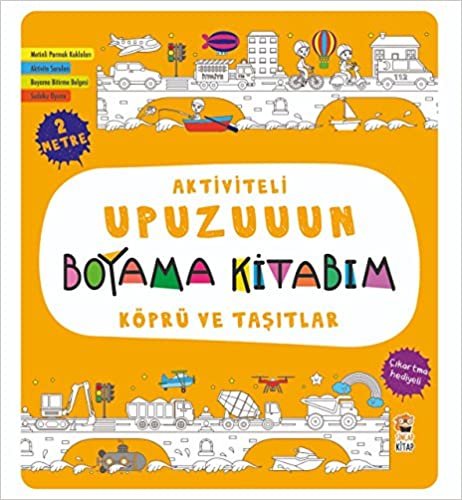 Aktiviteli Upuzuuun Boyama Kitabım Köprü ve Taşıtlar indir