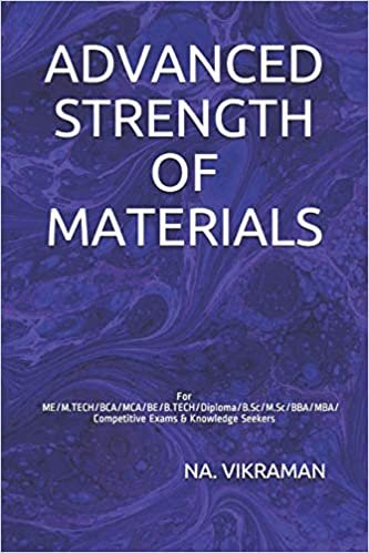 ADVANCED STRENGTH OF MATERIALS: For ME/M.TECH/BCA/MCA/BE/B.TECH/Diploma/B.Sc/M.Sc/BBA/MBA/Competitive Exams & Knowledge Seekers (2020, Band 170)