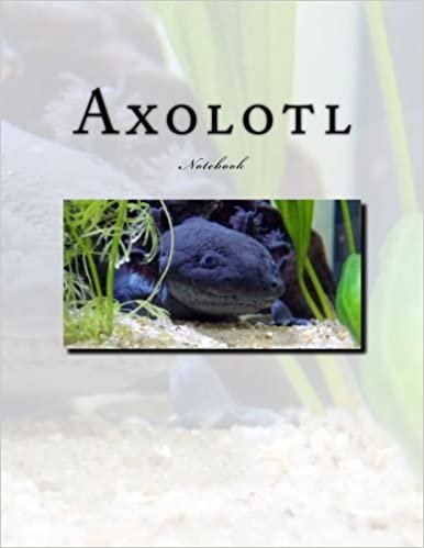 Axolotl Notebook: Notebook with 150 lined pages