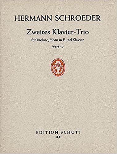 Piano Trio No. 2 Op. 40 -Ensemble de Partitions