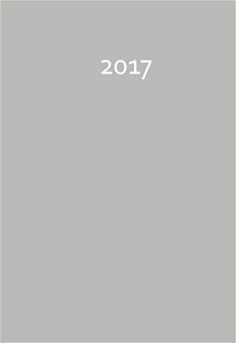 Mini Kalender 2017 - grey: ca. DIN A6, 1 Woche pro Seite