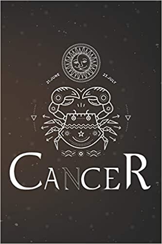 Cancer Beautiful Astrological Zodiac Star Blank Lined Journal: Astrology Birthday Zodiac Sign, Deep Space Horoscope Design Cancer Notebook Gift For ... symbol design, 6"x9", 120 Pages 120 Pages