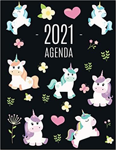 Bebé Unicornio Agenda 2021: Planificador Enero a Diciembre 2021 | 52 Semanas Enero a Diciembre 2021
