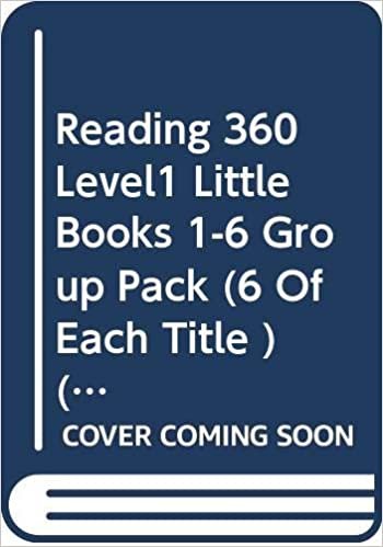 Reading 360 Level1 Little Books 1-6 Group Pack (6 Of Each Title ) (NEW READING 360): Little Books, 1-6 - Reception Pack Level 1