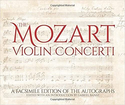 The Mozart Violin Concerti: A Facsimile Edition of the Autographs (Calla Editions)