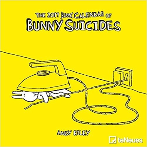 2017 Bunny Suicides Mini Grid Calendar - Humour Calendar - 17.5 x 17.5 cm indir